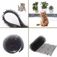 Wholesale Cat Carriers Crates Houses Garden Scat Mats Anti cat Prickle Strips Keep Away Safe Plastic Spike m JS22