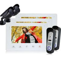Wholesale Homefong quot LCD Digital Door Eye Viewer Doorbell IR Po Video Camera Intercom Monitor Access v2v2 Phones