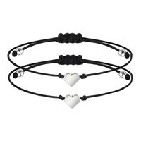 Wholesale Charm Bracelets Set Couple Friend Yin Yang Bracelet Adjustable Friendship Promise Jewelry Gifts Set For Women Men BFF