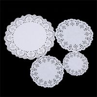 Wholesale Home Party Birthday Kitchen Lace Paper Doilies Doyley Mat Vintage Napkin Hollowed Cake Pad Rolling Pins Pastry Boards