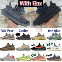 Wholesale 2022 Running shoes cinder black static red men women reflective sneakers zebra clay ash blue fade earth israfil mens designer sports trainers with box