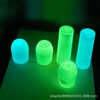 Wholesale Glow in the Dark oz Tumbler Mugs Skinny Straight Egg Cup Vacuum Thermos Double Layers Stainless Steel Luminous Wine Beer Coffee Water Glass Bottle G75Z09M