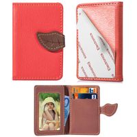 Wholesale Card Holders Unisex Wallet Stick On Outdoor Back Adhesive Credit Bags Case Purse Portable PU Leather Phone Fashion Holder Mobile