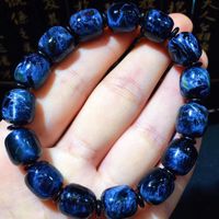 Wholesale Natural Namibia Pietersite x11mm Blue Red Beads Gemstone Round Bead Bracelets Man Women Beaded Strands