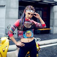 Wholesale Styles Sportwear Hoodies For Women Pullover Sweatshirts Svits Tracksuits Crop Tops Transparent Sexy K Female1