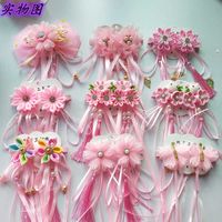 Wholesale 2020 Chaoxian new antique Hanfu headdress children s ancient costume tassel ribbon hairpin Chinese girl accessories