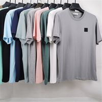 Wholesale Men s Tees Polos Summer simple logo lovers T shirt Casual and comfortable cotton men short sleeves Fashion round neck youth top