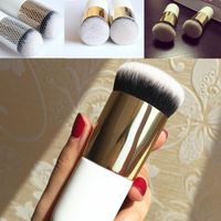 Wholesale Eyelash Curler PC Flat Head Founda Powder Brush Professional Beauty Cosmetic Face Makeup Blush Brushes Foundation Tools