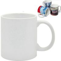 Wholesale Sublimation Blanks Mug Personality Thermal Transfer Ceramic Mug oz White Water Cup Party Gifts Drinkware FY4483