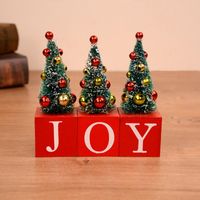 Wholesale Christmas Decorations Mini Tabletop Tree Set Holiday Shopping Mall Window Dressing Props Supplies