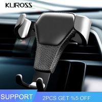 Discount clips for phone holders Car Holder For Phone In Air Vent Clip Mount No Magnetic Mobile Universal GPS Stand Huawei Cell Mounts & Holders