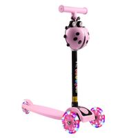 Wholesale Kids Children Scooter Wheel T Bar Balance Riding Kick Scooters LED Wheel Adjustable Scooter Kids Birthday Gift Fun Sport Toy