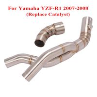 Wholesale Motorcycle Exhaust System Slip On Connection Link Connector Pipe Replace Catalyst For YANAHA YZF R1