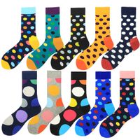 Wholesale Men s Colorful Cotton Socks Gradient Color Dress Cool Fancy Novelty Funny Crew Socks For Women High Quality