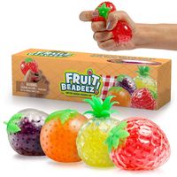 Wholesale Fruit Jelly Water Squishy Cool Stuff Funny Things toys Fidget Anti Stress Reliever Fun for Adult Kids Novelty Gifts