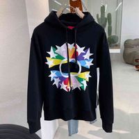 Wholesale Men s Tracksuits Autumn and Winter Starlight Five pointed star with hood male female vests LG