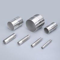 Wholesale Watering Equipments Long Nipple Practical Pipe Fitting Water Tank Connector Adapter Thicken Stainless Steel BSP Male Thread