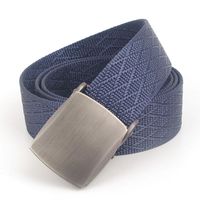 Wholesale Belts Unisex Canvas Tactical Belt Korean Luxury Fashion Pants Accessories Metal Buckle High Quality Designer Gifts For Men