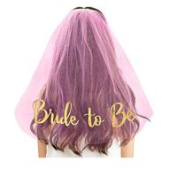 Wholesale Glitter Bride To Be Wedding Veil Bridal Veils double layers for Bridal Shower Party Decorations Accessories KKB7472