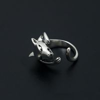 Wholesale High quality sterling silver men s wolf band rings European American Gothic punk style handmade designer vintage luxury jewelry accessories gifts