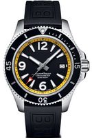 Wholesale New Mens Watch Stainless Steel Bezel Automatic Mechanical Watch Black Yellow Number Dial Rubber Stainless Steel Sapphire