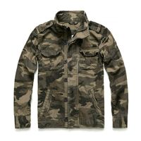 Wholesale Men s Jackets Casual Wear Mens Oversized Camo Jacket Sportswear Thick Denim Men Overall Green Military Winter Camouflage Coat Male XXL