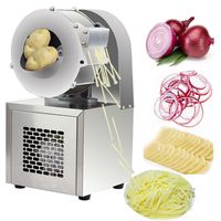 Wholesale Food Processing Equipment Commercial shredder vegetables Melons onion Slicing shredding machine multifunction Cutter Melons cut minced Potato Carrot slice