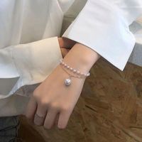 Wholesale Designer Chrams Bracelets For Women Retro Double Pearl Bracelet Female Fashion Jewelry Bulk Pulseras Charm