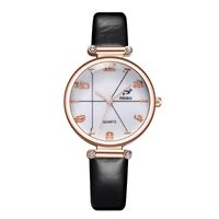 Wholesale Wristwatches K Literal White Glass Surface Thin Strap Women s Watch Fashion Belt Quartz