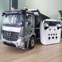Wholesale 1 E590 Alloy RC Truck G Remote Controlled Car Model Dump Trucks Tractor Engineering r Tipper Toy boys