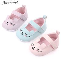 Wholesale First Walkers Baby Girl Shoes Catoon Non slip Soft Sole Toddler Princess Dress Infant For Year Old Born Footwear Fashion Gifts