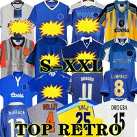 Wholesale Drogba Torres Retro Soccer Jersey Lampard Final Football Shirt vintage Crespo Classic COLE ZOLA Vialli