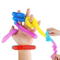 Wholesale Mini Pull Pop Tube Sensory Fidget Toy Educational Learning Reduce Stress Toys Gifts Autism ADHD Anxiety Kids and Adults