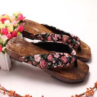 Wholesale Slippers Women Shoes Summer Sandals Platform Wood Clog Wooden Flip Flops Casual Beach For Ladies G
