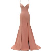 Wholesale Glitter Mermaid Prom Dresses for Teens Side Slit Senior Formal Gowns Sparkly Spaghetti Strap Women Long Evening Dress Backless Graduation Gown