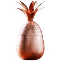 Wholesale Water Bottles Stainless Steel Creative Pineapple Shape Cocktail Cup Special Bar Metal Wine Glass Cu