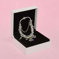 Wholesale Fashion Charm Bead Bracelet for Pandora Jewelry Silver Star Moon Pendant Beaded Lady Bracelet with Original Box Birthday Gift