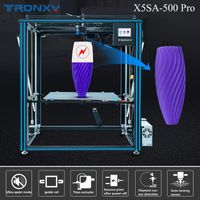 Wholesale Tronxy D Printer X5SA PRO Upgraded FDM Linear Guide Rail Large Size Ultra quiet High Precision Auto Leveling Drucker Printers