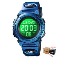 Wholesale SKMEI Children LED Electronic Digital Watch Chronograph Clock Sport Watches Bar Waterproof Kids Wristwatches For Boys Girls
