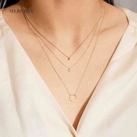 Wholesale Mercery Jewelry Brand K Solid Gold Pendant Ladi Necklac Luxury Fashion Necklace Made With Real Gold White Diamond