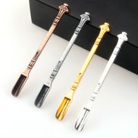 Wholesale Stainless Steel Carving Tools Dabber Tool Spoon Smoking Accessories Spices Tobacco Wax Dab mm Colors Cleaning Rigs for Dry Herbal Dedicated Ear Spoon