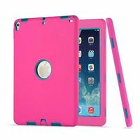 Wholesale Defender shockproof Robot Case military Extreme Heavy Duty silicone cover for ipad pro air mini