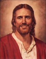Wholesale Smiling Jesus Oil Painting On Canvas Home Decor Handcrafts HD Print Wall Art Picture Customization is acceptable