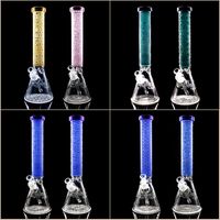 Wholesale New Design Bongs Glass Water Pipes Pyrex Water Bongs mm Joint Beaker Bong Water Pipes Oil Rigs inches