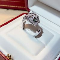 Wholesale Fashion classic ring to hang brand luxurious personality open design all handmade diamond men women love rings