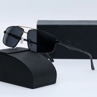 Wholesale 2021 High quality glass vintage mens sunglasses for women pilot Letter printing lens spy aviator glasses driving on vacation