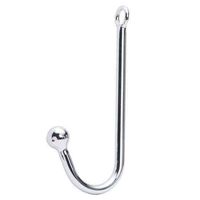 Wholesale Nxy Anal Toys Happygo Top Quality Chrome Plated Zinc Alloy Hook with Ball Hole Metal Plug Butt Sex Toys Adult Game Products
