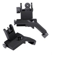 Wholesale Tactical RTS AR15 M6 Front and Rear Degree Rapid Transition Flip Up Iron Rear Sight Scope Mount Black