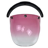 Wholesale Motorcycle Helmets Women Pink Winter Bubble Visor Top Quality Open Face Helmet Color Available Vintage Windshield Shield
