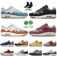 Wholesale 2022 Top Quality Women Mens Fashion Running Shoes Patta Waves Noise Aqua Monarch Black Baroque Brown Saturn Gold Cactus Jack Cave Stone London Trainers Sneakers